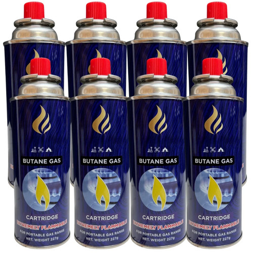 Butane gas canisters 227g - butane,